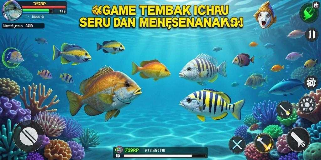 Tampilan menarik dari gameplay Tembak Ikan 789RP.