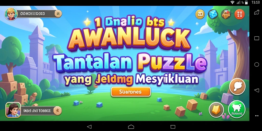 Screenshot gameplay AWANLUCK yang menunjukkan tantangan menarik.