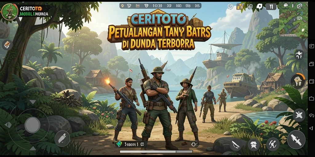 Tampilan gameplay CERITOTO di dunia terbuka yang mengesankan.