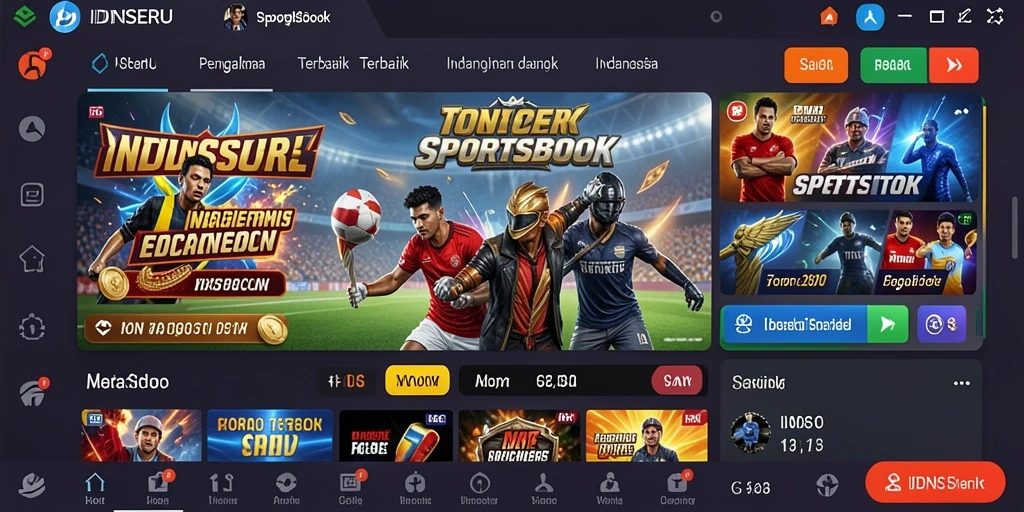 Tampilan gameplay IDNSERU dalam taruhan olahraga yang menarik.