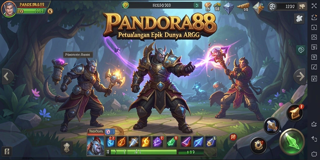 Tangkapan layar gameplay PANDORA88 menampilkan aksi pertarungan yang mendebarkan.