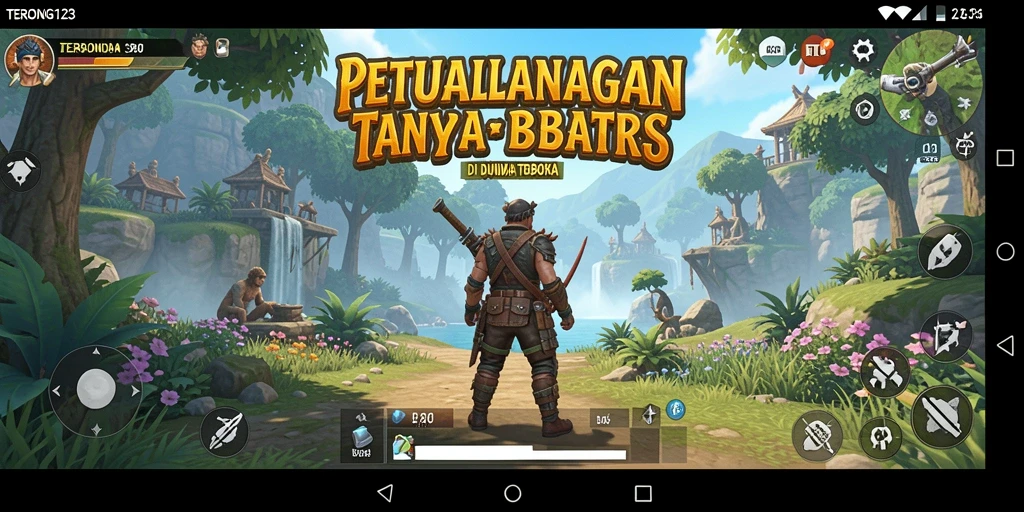 Screenshot gameplay menunjukkan kebebasan eksplorasi dunia terbuka.
