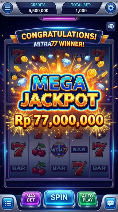 Berbagai kategori aplikasi yang tersedia di mitra77.